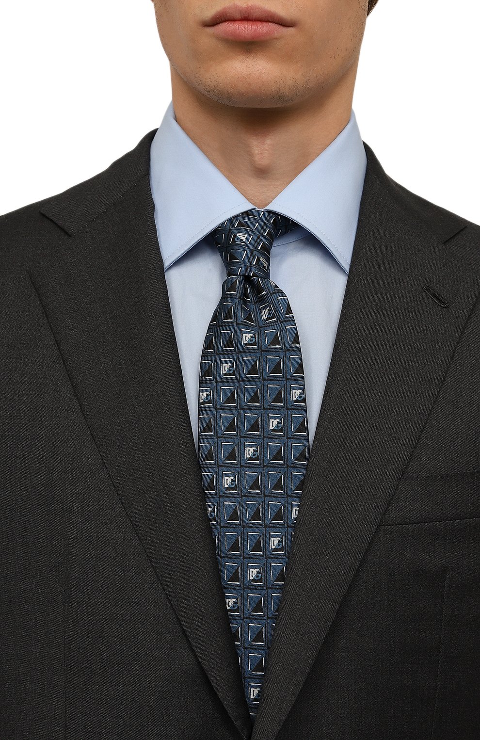 Шелковый галстук DOLCE & GABBANA, арт. GT147E/G0WSN, фото 2