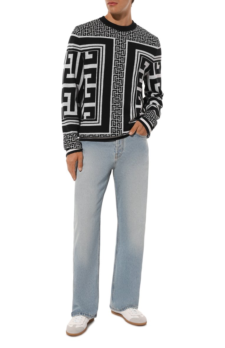 Джемпер из шерсти и льна BALMAIN, арт. BH1KD000/KE82, фото 1