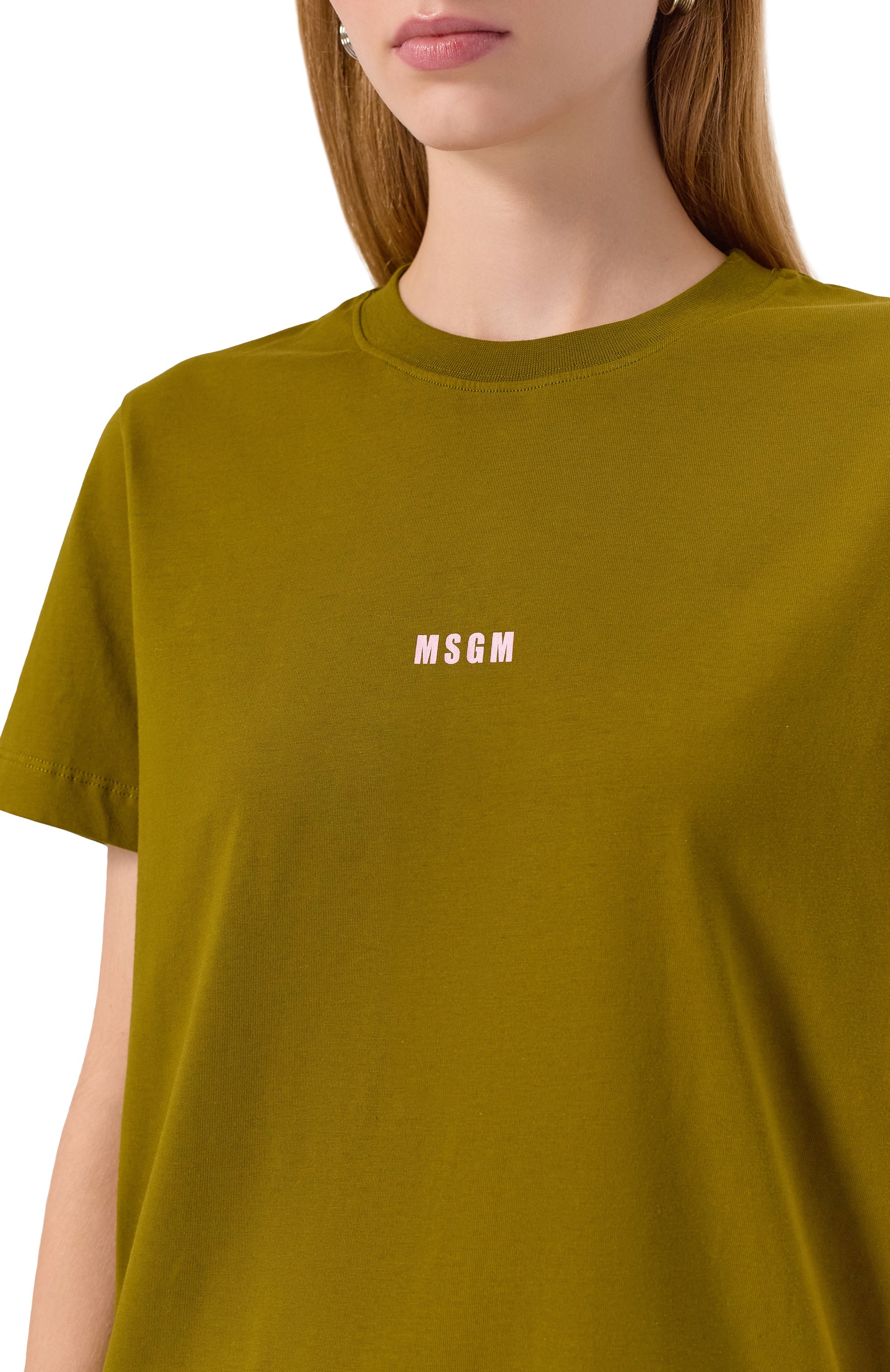 Хлопковая футболка MSGM, арт. 3941MDM500/257798, фото 5