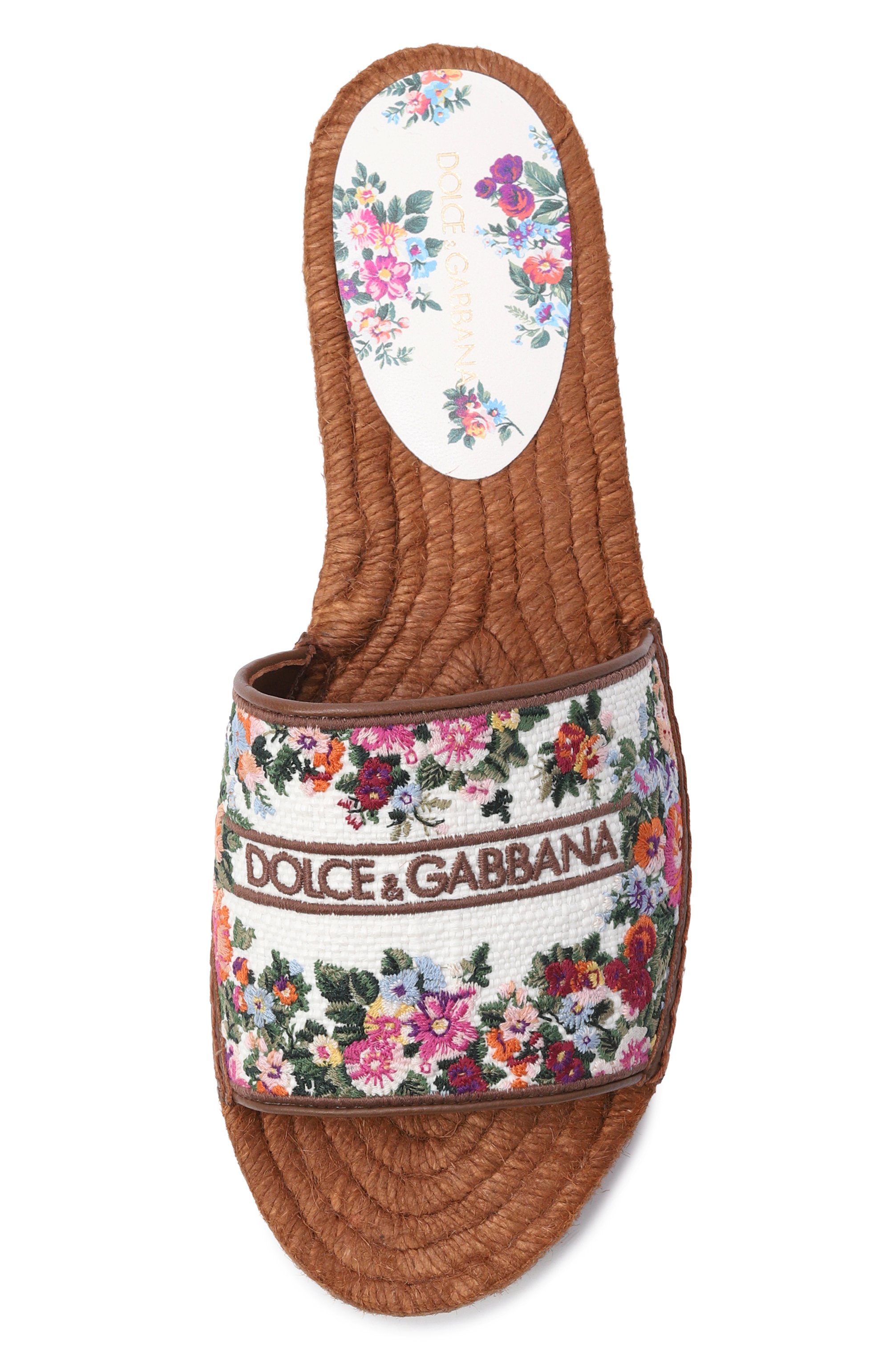 Текстильные шлепанцы DOLCE & GABBANA, арт. CE0148/A6483, фото 6