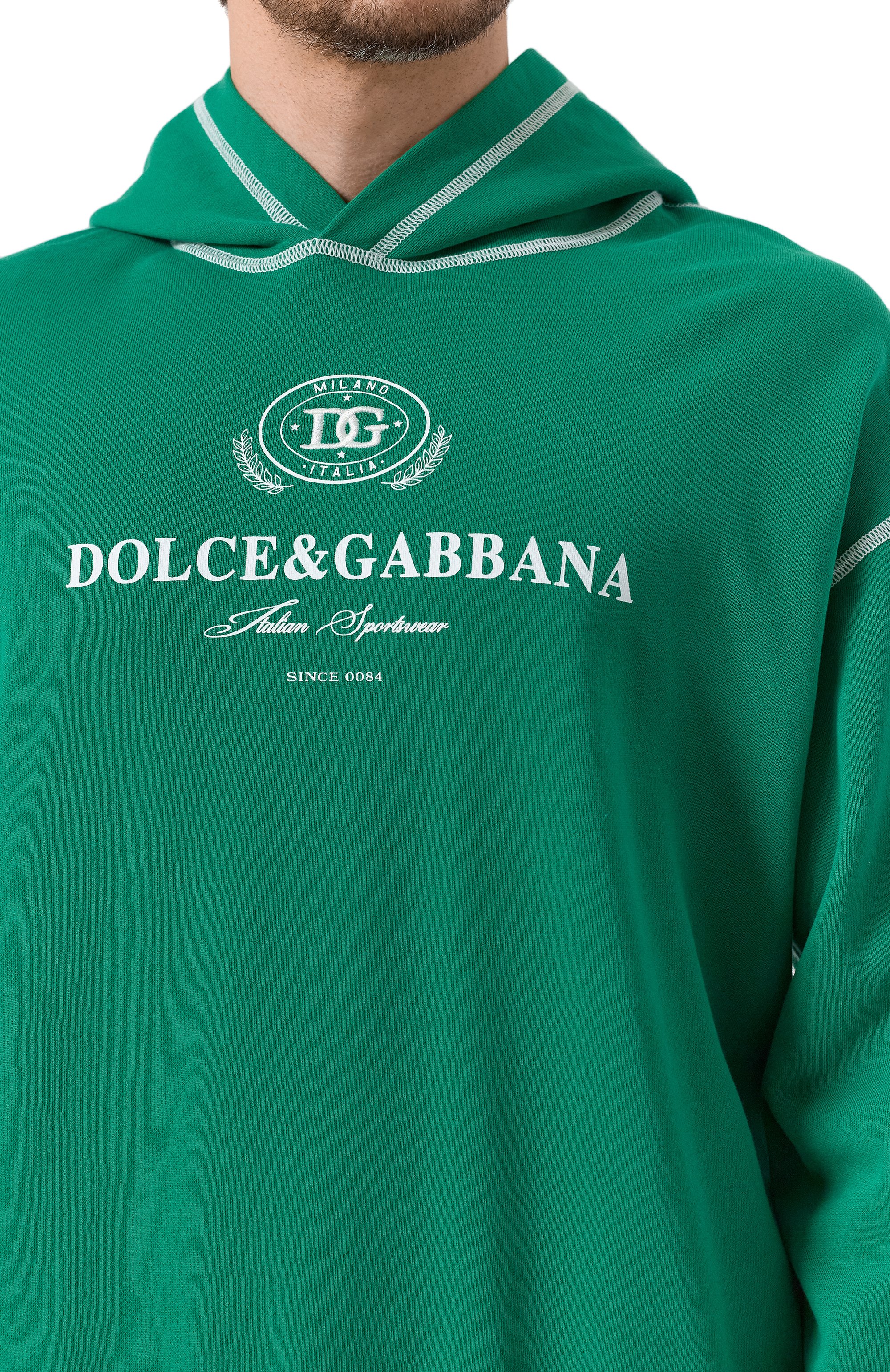 Хлопковое худи DOLCE & GABBANA, арт. G9BDXZ/G7N0N, фото 5