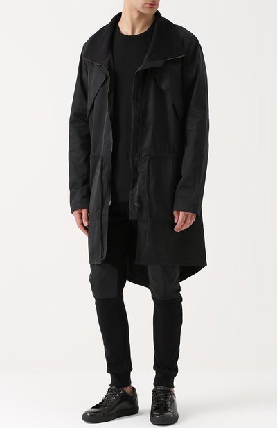 Плащ на молнии асимметричного кроя с воротником-стойкой LOST&FOUND, арт. 554.446R, фото 2