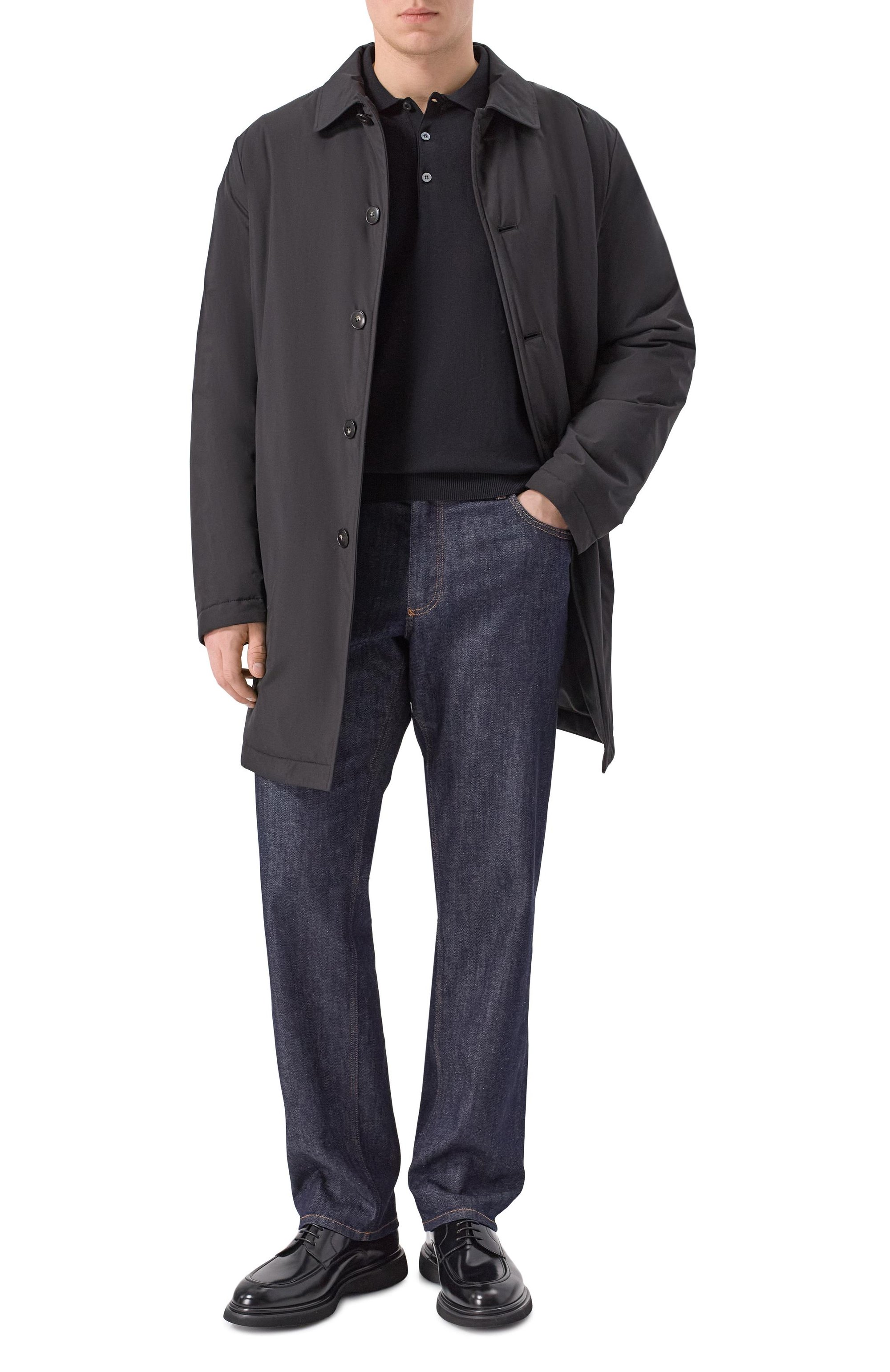 Хлопковое поло CANALI, арт. C0017B/MK02459_001, фото 2