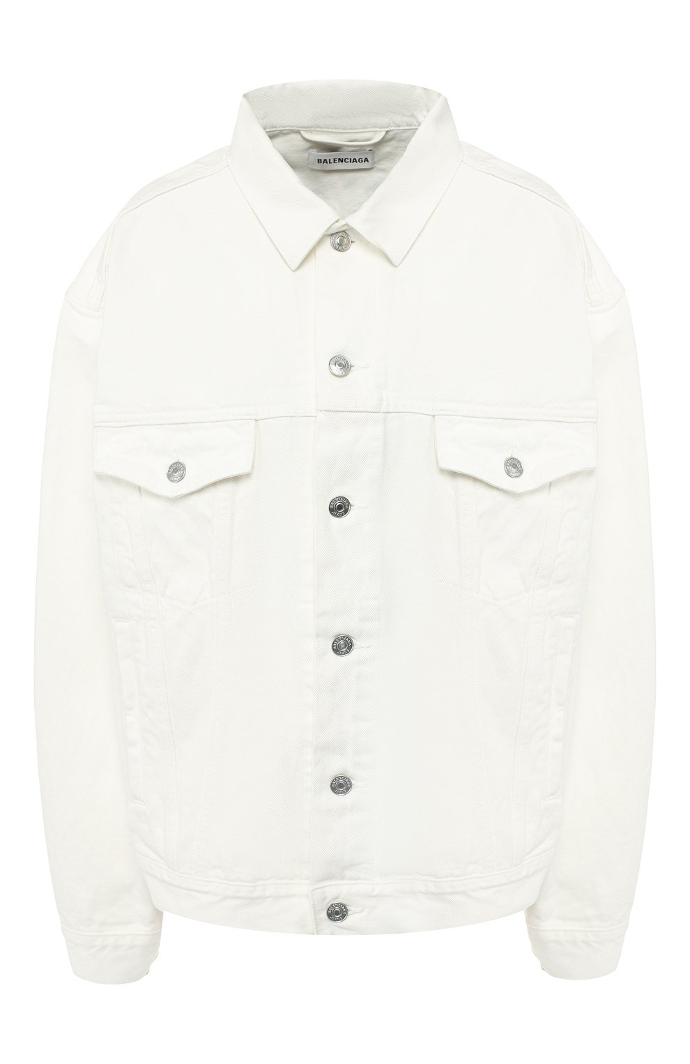 Джинсовая куртка BALENCIAGA белого цвета по цене 78450 руб., арт. 571449/TDW04, фото 1 Джинсовая куртка BALENCIAGA, арт. 571449/TDW04, фото 1