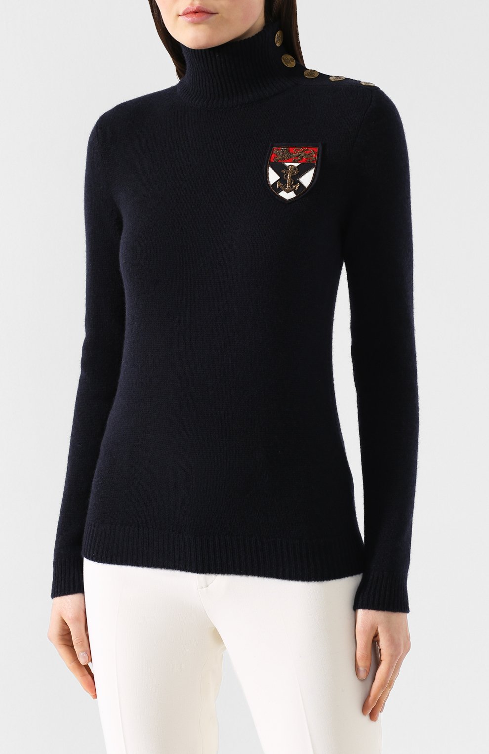 Кашемировая водолазка RALPH LAUREN темно-синего цвета по цене 180500 руб., арт. 290732712, фото 3 Кашемировая водолазка RALPH LAUREN, арт. 290732712, фото 3