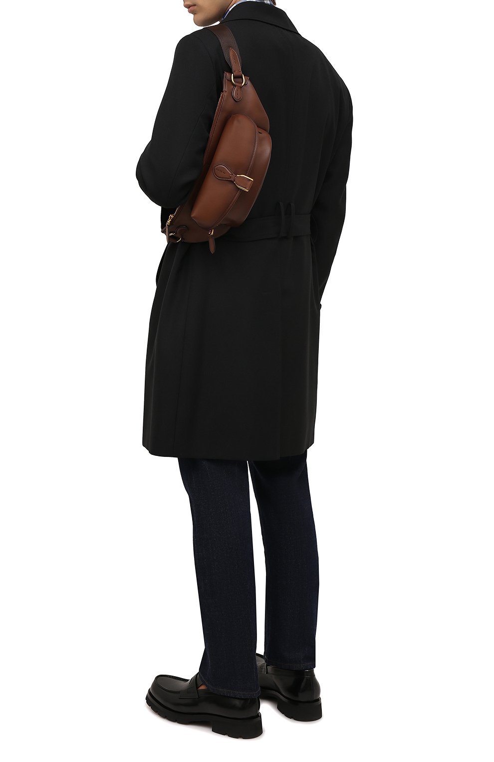 Кожаная поясная сумка RALPH LAUREN, арт. 437859538, фото 3