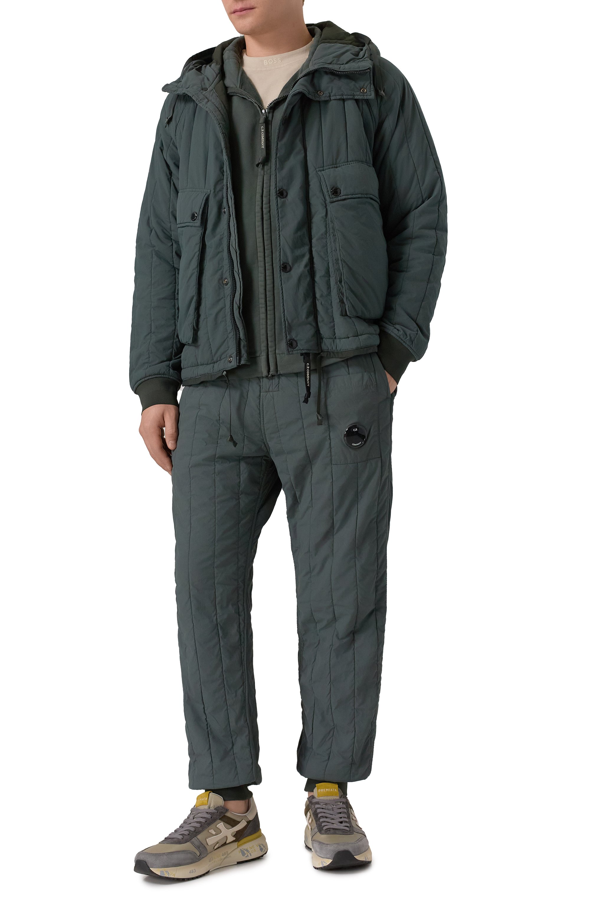 Утепленная куртка C.P. COMPANY, арт. 19CM0W081A110437G, фото 2