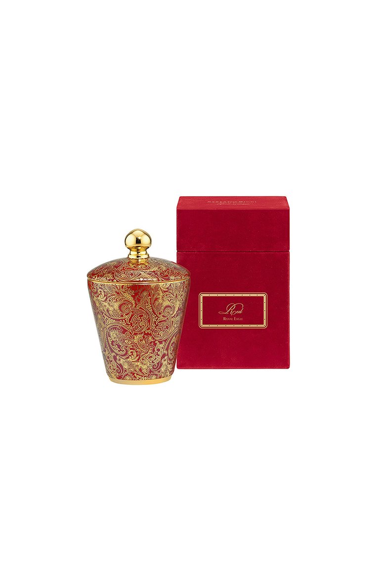 Подсвечник с крышкой red fine paisley STEFANO RICCI красного цвета, арт. 0ACAN002/VELIN6 | Фото 2 (Региональные ограничения белый список (Axapta Mercury): Не проставлено; Нос: Не проставлено; Ограничения доставки: fragile-2, flammable)