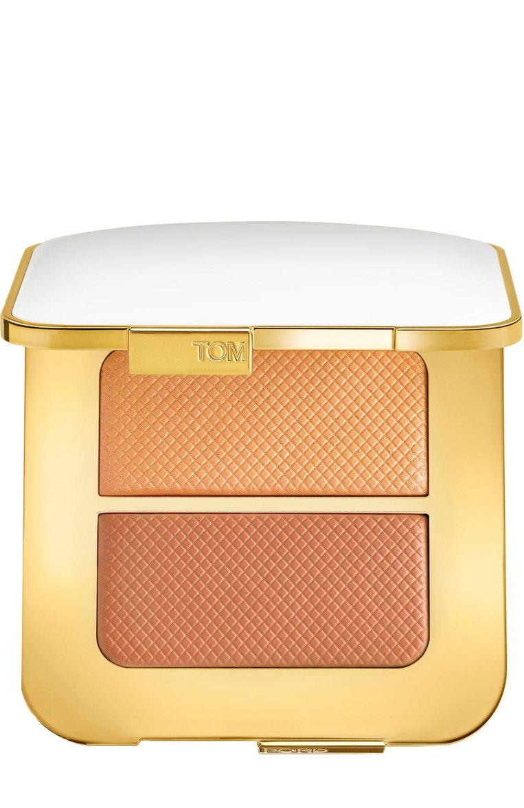 Палетка для скульптурирования лица sheer highlighting duo sunrise moonlight TOM FORD бесцветного цвета, арт. T57A-01 | Фото 1 (Статус проверки: Проверена категория; Нос: Не проставлено; Региональные ограничения белый список (Axapta Mercury): Не проставлено)