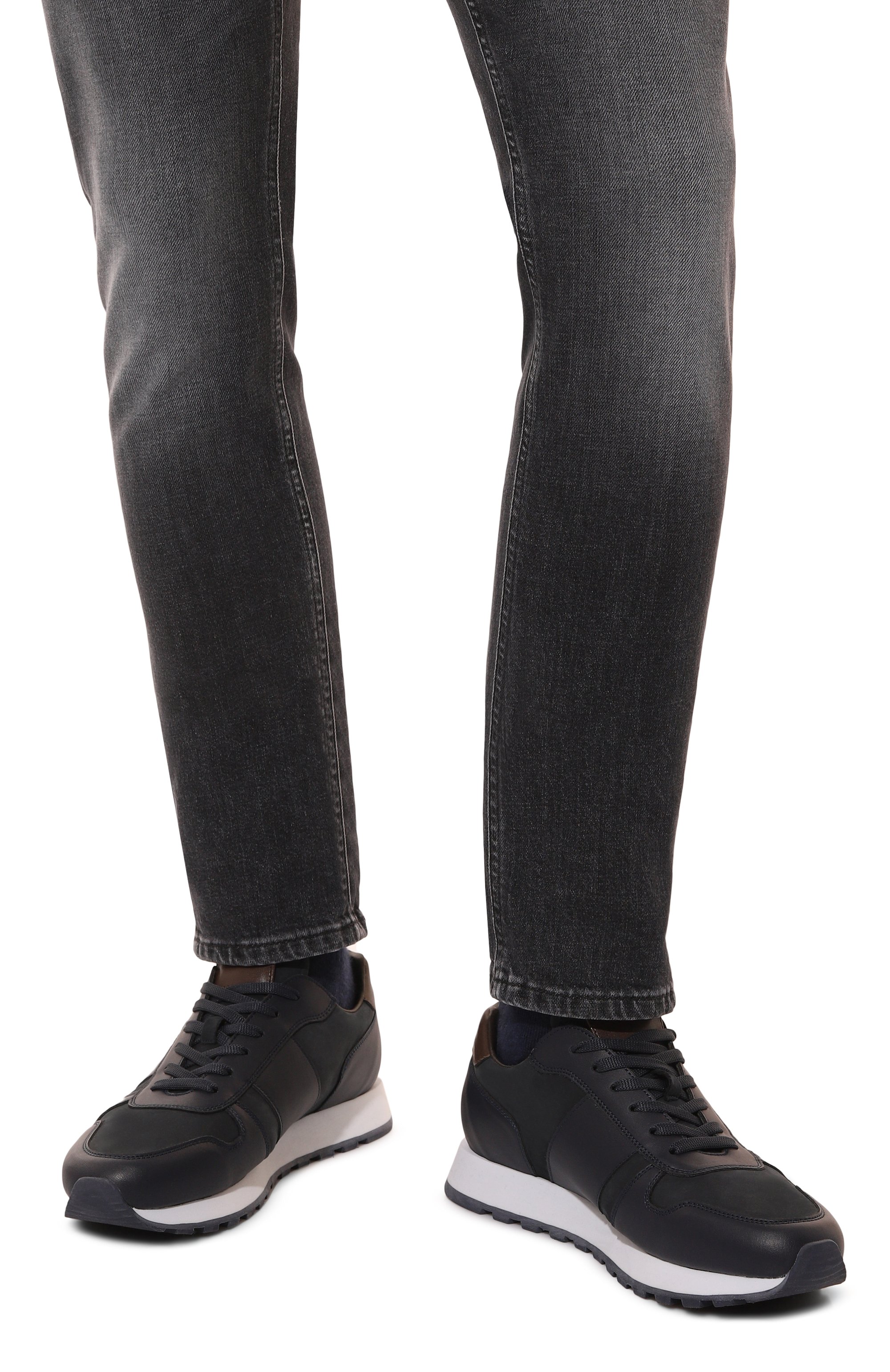 Кожаные кроссовки PAUL&SHARK, арт. 14318006, фото 3