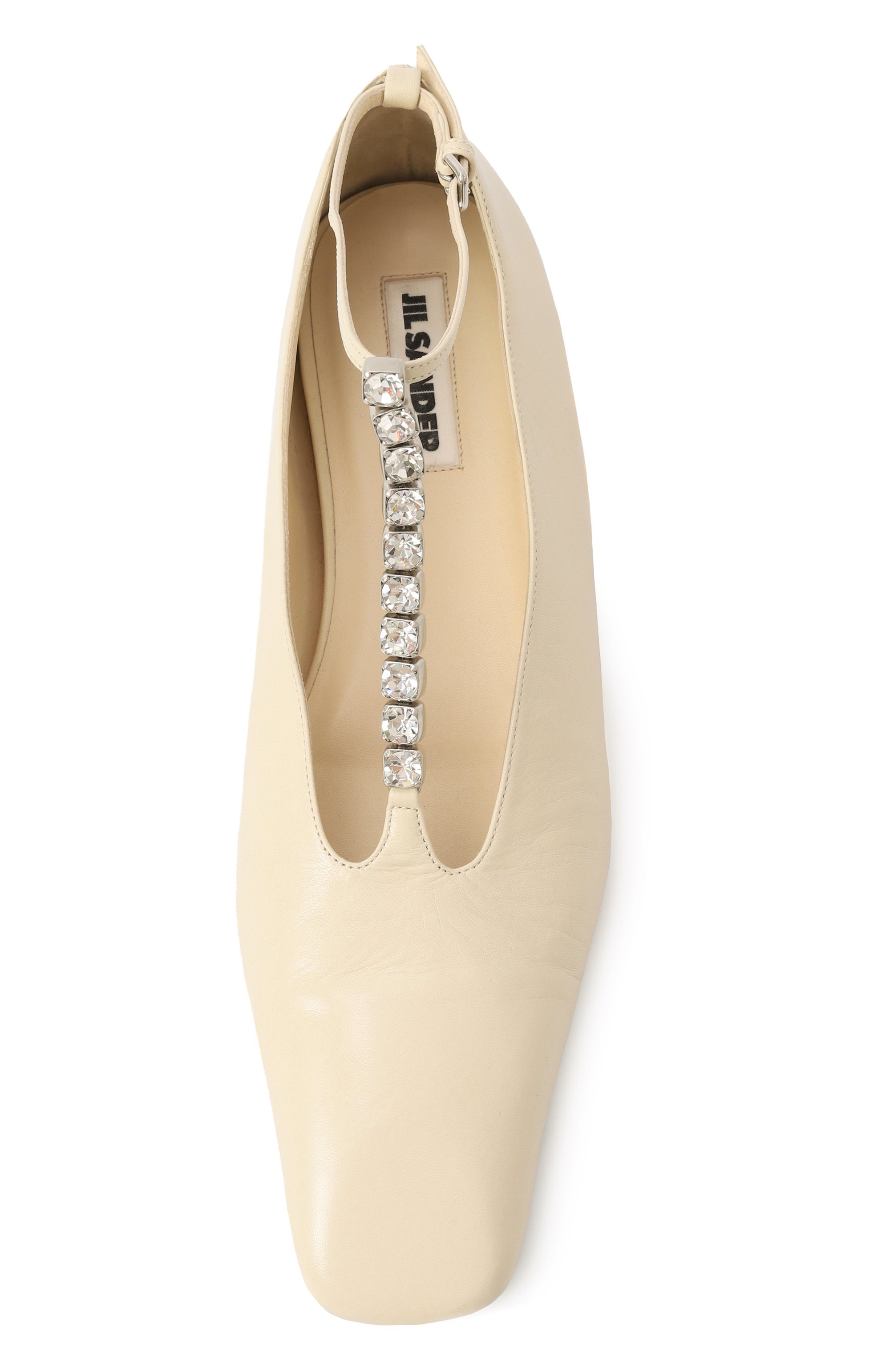 Кожаные балетки JIL SANDER, арт. J15WZ0021/P4864, фото 6