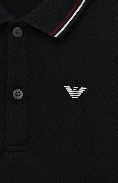 Хлопковое поло EMPORIO ARMANI, арт. 8NHFB5/1JPTZ, фото 3