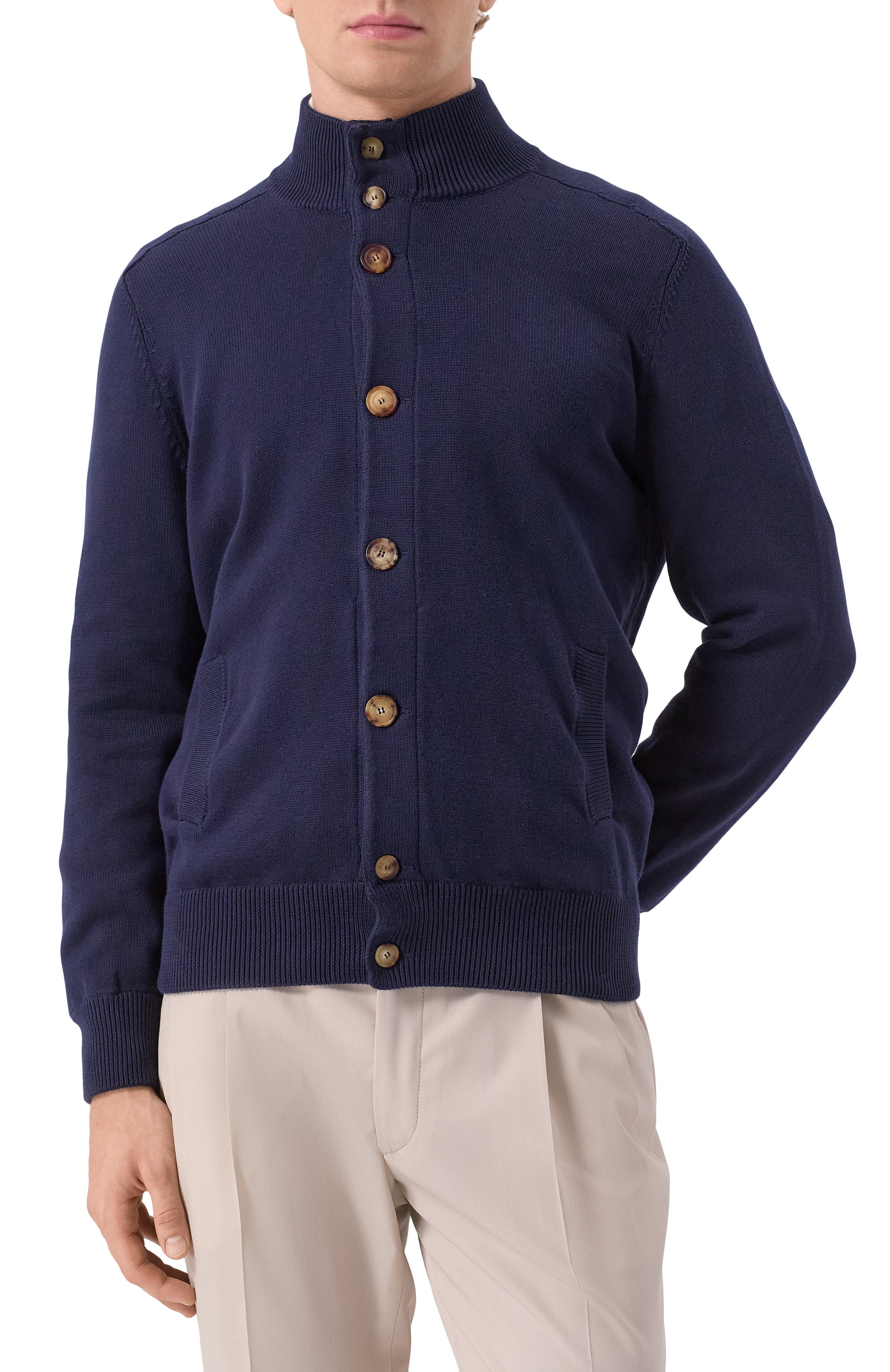 Хлопковый кардиган BRUNELLO CUCINELLI, арт. M28707006, фото 3