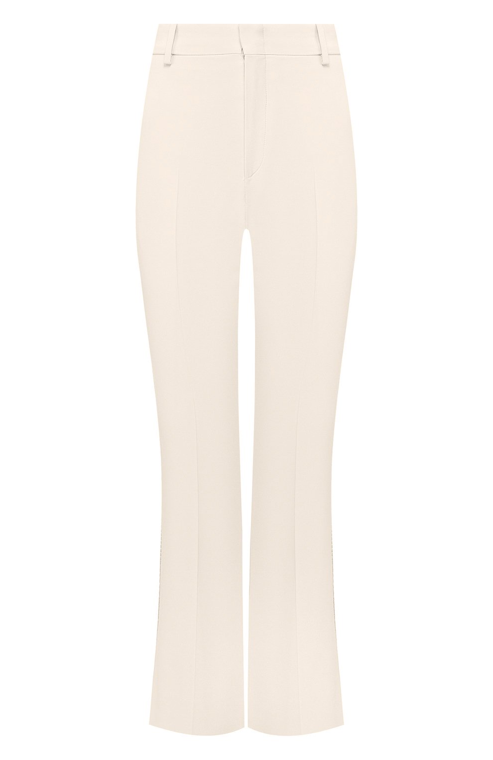 Брюки из вискозы GUCCI белого цвета по цене 96050 руб., арт. 609698/ZKR01, фото 1 Брюки из вискозы GUCCI, арт. 609698/ZKR01, фото 1