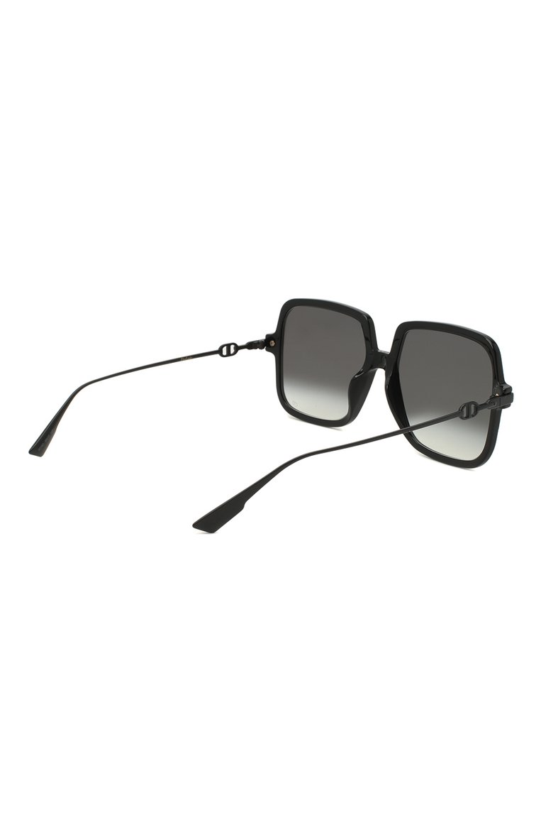 Женские солнцезащитные очки DIOR EYEWEAR черного цвета, арт. DI0RLINK1 807 | Фото 4 (Тип очков: С/з; Региональные ограничения белый список (Axapta Mercury): RU, Не проставлено; Re-sync: On; Нос: Не проставлено; Материал: Пластик; Очки форма: Квадратные)