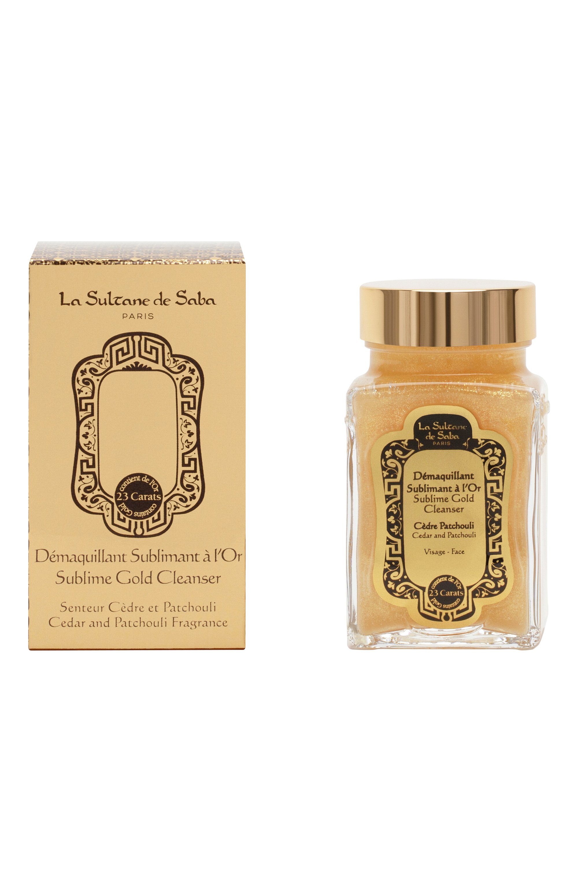 Очищающий гель для лица c ароматом кедра и пачулей (100ml) LA SULTANE DE SABA, арт. 3700448602145, фото 3