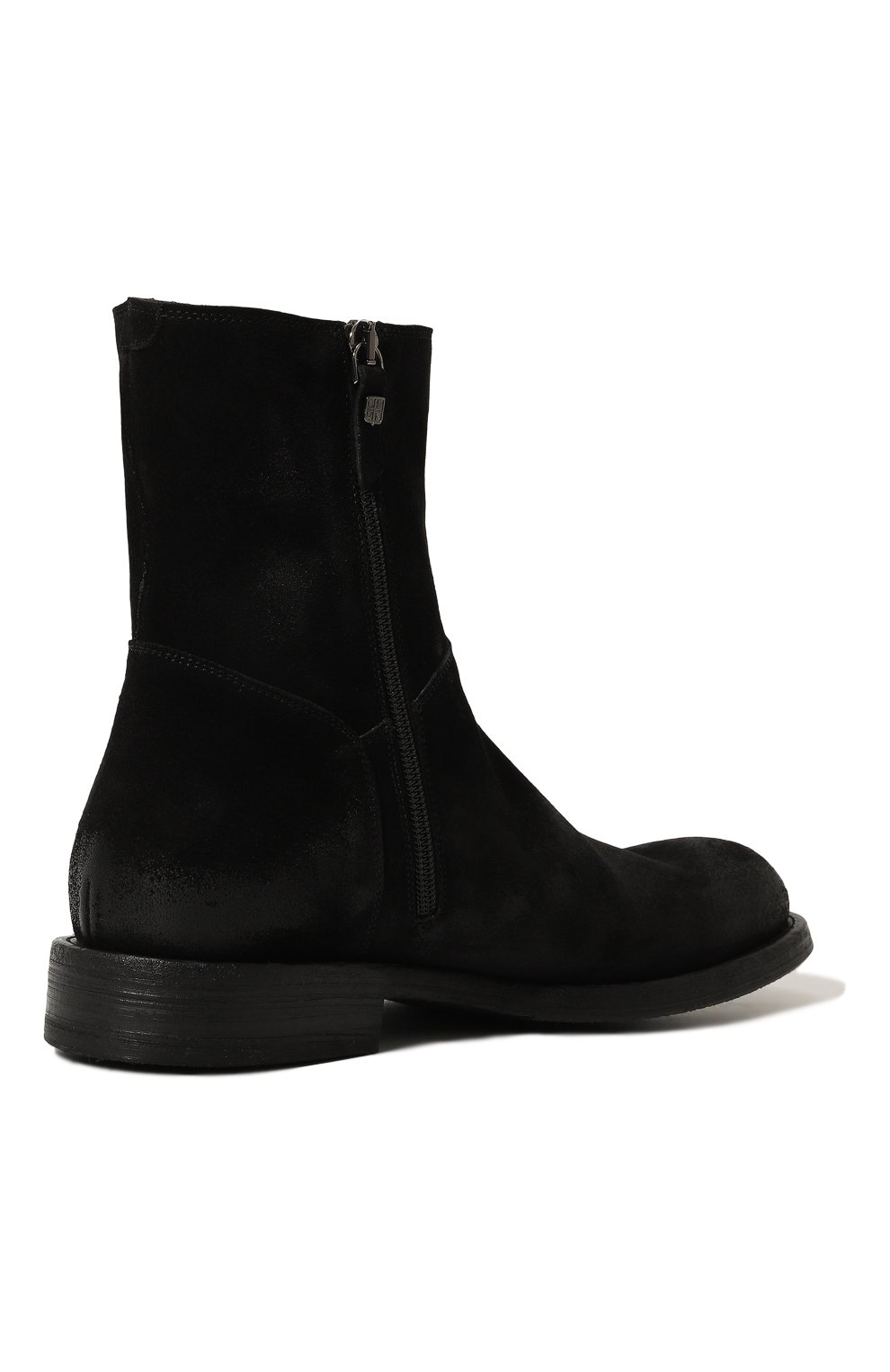 Замшевые ботинки PANTANETTI черного цвета по цене 47100 руб., арт. 18147A/MIXER, фото 5 Замшевые ботинки PANTANETTI, арт. 18147A/MIXER, фото 5