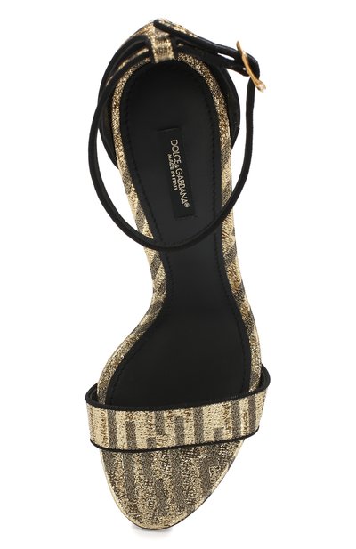 Текстильные босоножки keira DOLCE & GABBANA, арт. CR0739/AJ707, фото 5