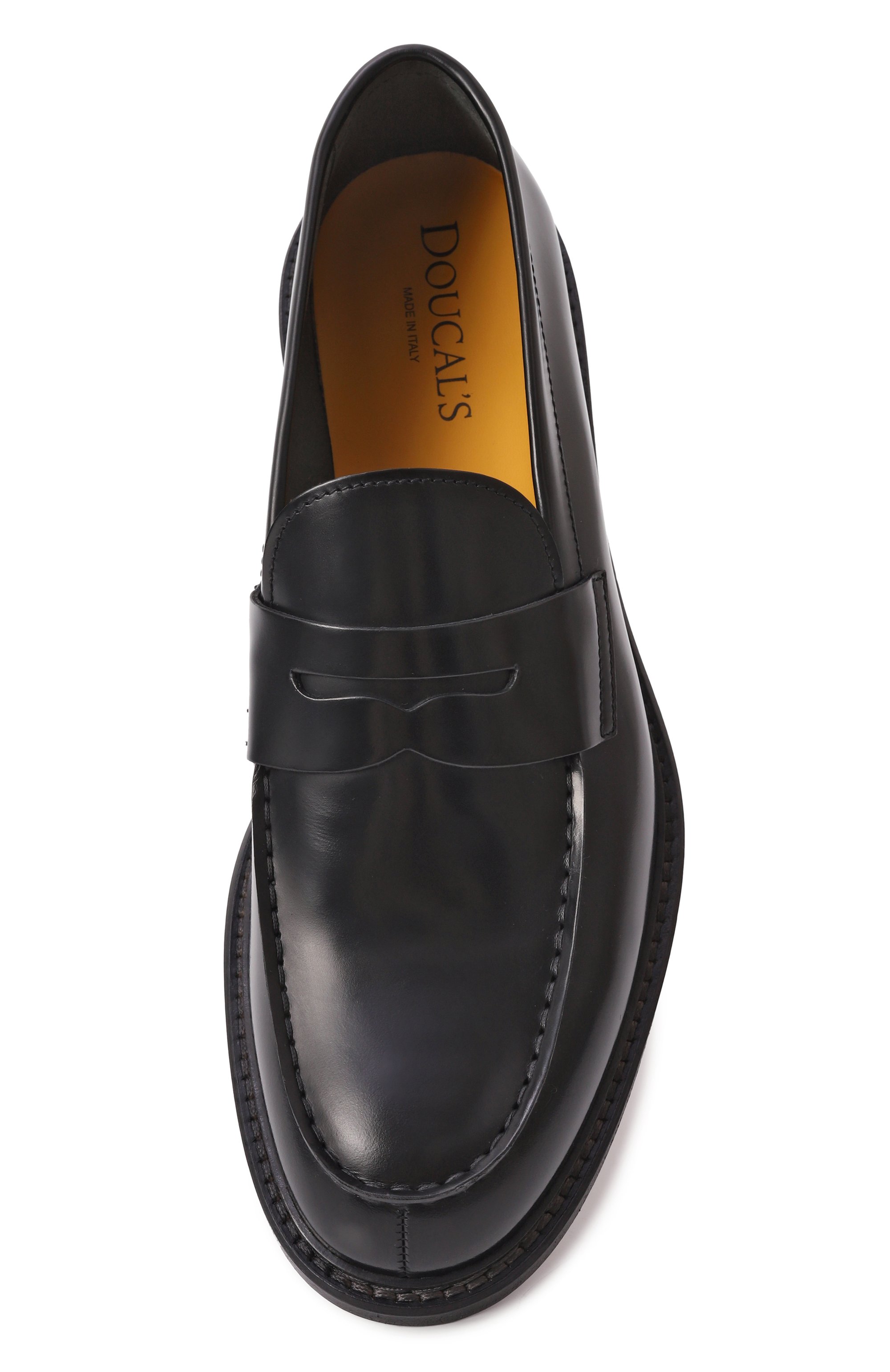 Кожаные пенни-лоферы DOUCAL'S, арт. DU2405PH0EUY007N, фото 6