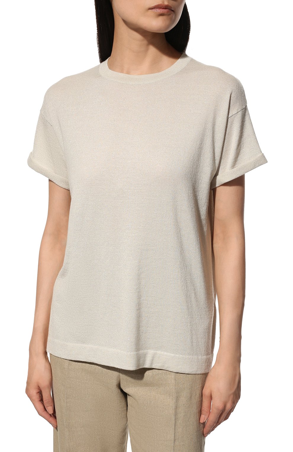 Пуловер из кашемира и шелка BRUNELLO CUCINELLI, арт. 221M41810000, фото 3