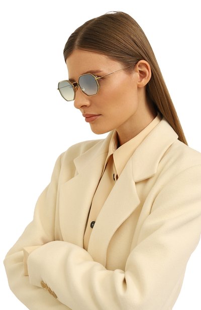 Солнцезащитные очки EYEPETIZER голубого цвета по цене 19950 руб., арт. T0MMAS0 E/E-4-25F, фото 2 Солнцезащитные очки EYEPETIZER, арт. T0MMAS0 E/E-4-25F, фото 2