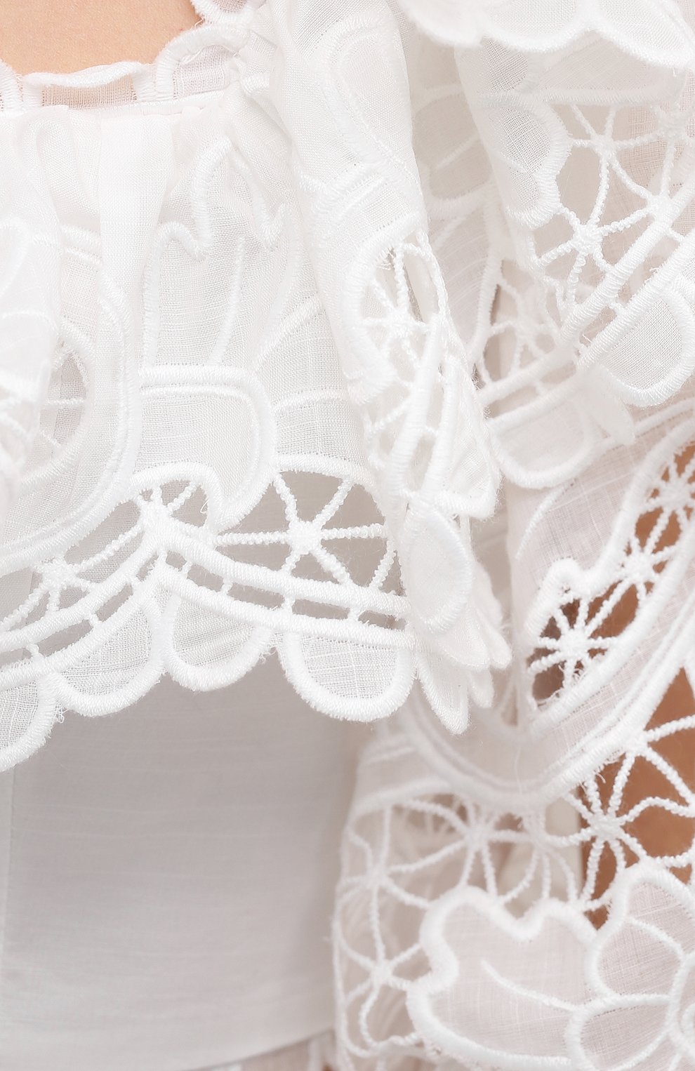 Хлопковый топ ZIMMERMANN, арт. 9840TLLU, фото 5