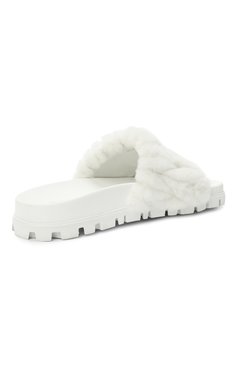 Шлепанцы из овчины MIU MIU, арт. 5XX522-2DNU-F0009, фото 3