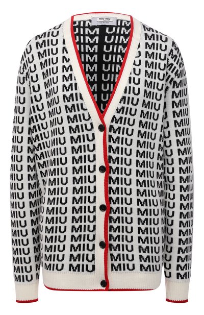 Шерстяной кардиган MIU MIU, арт. MMF198-1V8X-F0304, фото 1