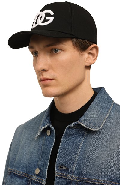 Хлопковая бейсболка DOLCE & GABBANA, арт. GH706Z/GF654, фото 2