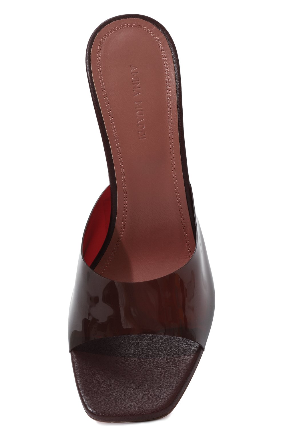 Мюли lupita 95 AMINA MUADDI, арт. LUPITA GLASS SLIPPER/PVC, фото 6