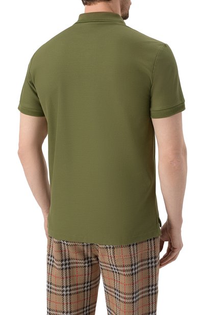 Хлопковое поло BURBERRY, арт. 8099164, фото 4