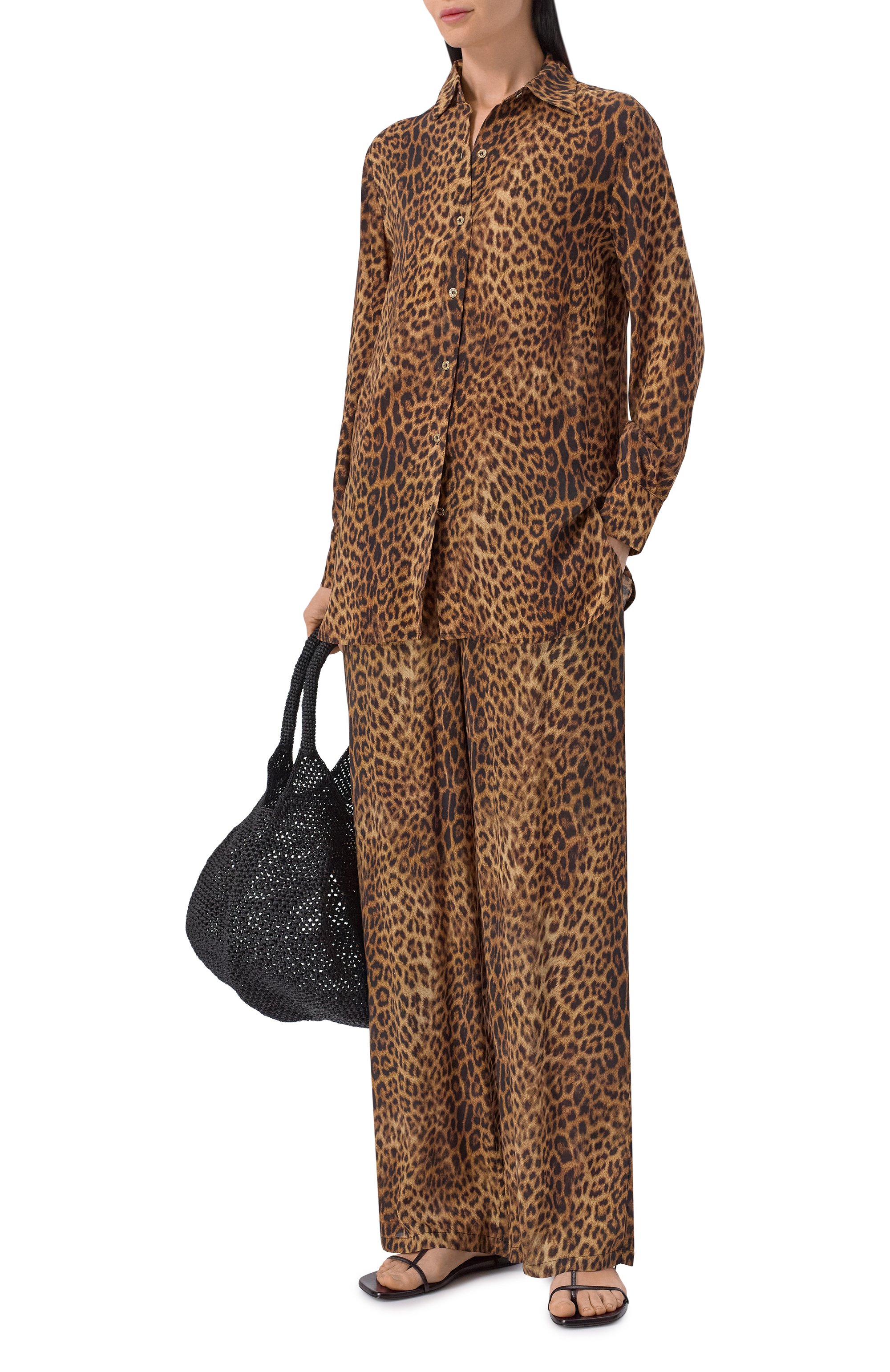 Рубашка из вискозы MELISSA ODABASH, арт. PAIGE CR, фото 2