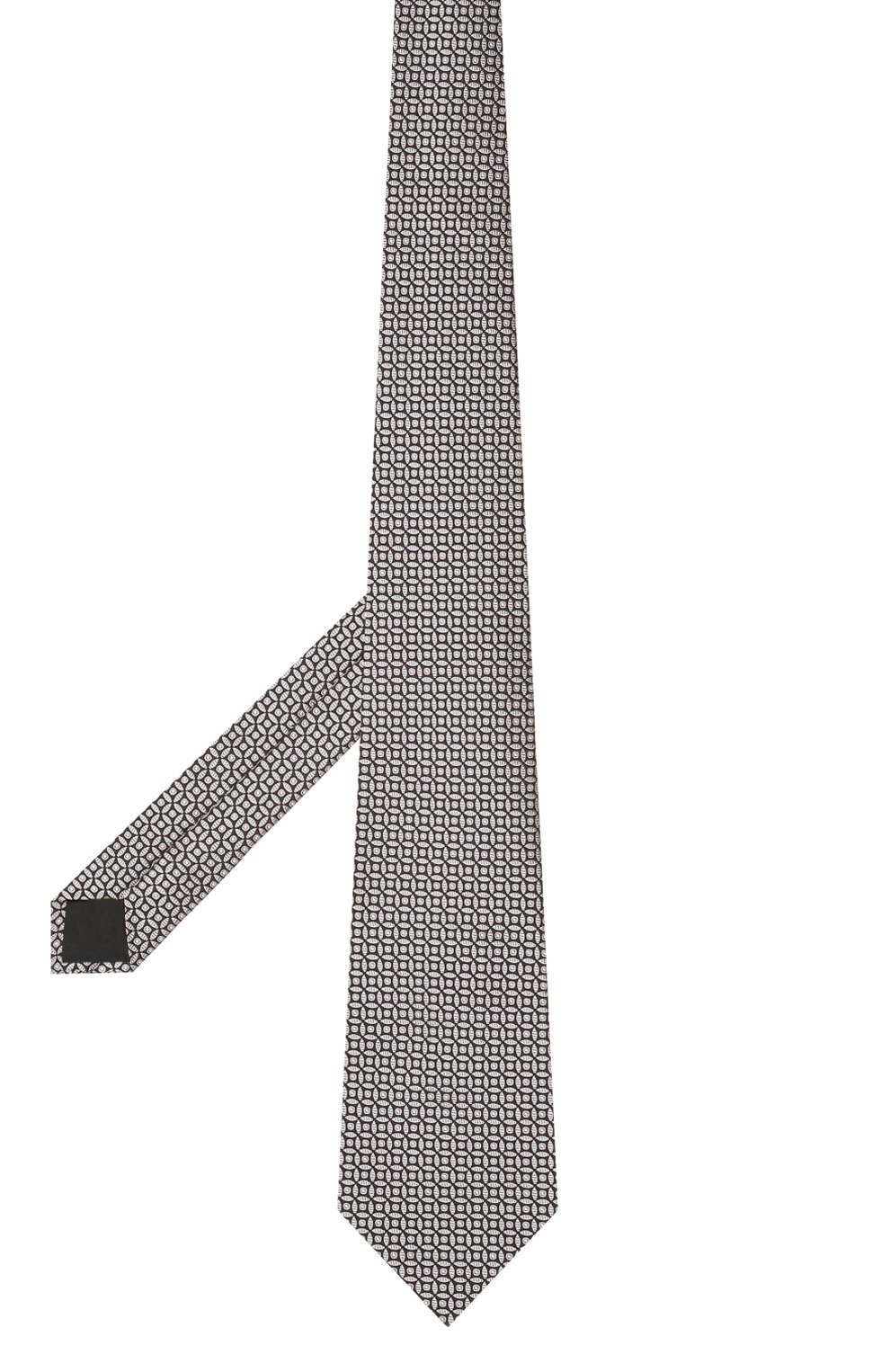 Шелковый галстук LANVIN серого цвета по цене 11150 руб., арт. 3159/TIE, фото 3 Шелковый галстук LANVIN, арт. 3159/TIE, фото 3