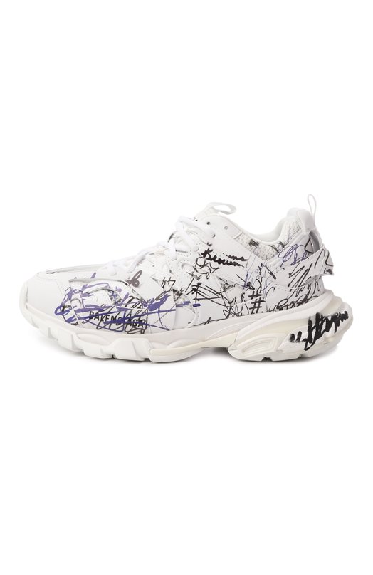 Текстильные кроссовки Track Balenciaga 542436/WTKAU Белый  542436/WTKAU Фото 4