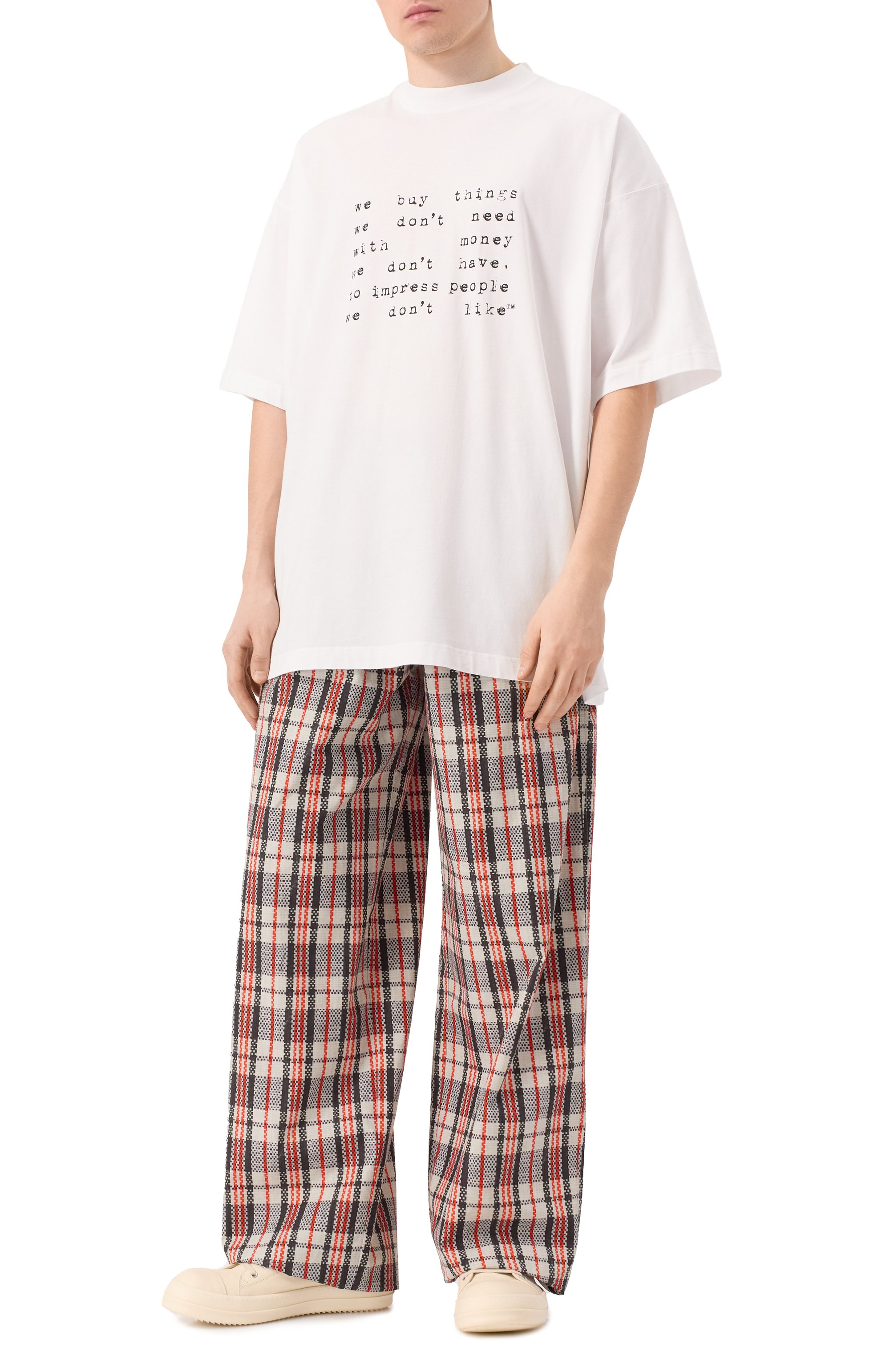 Кожаные кеды porterville RICK OWENS, арт. RU02D6891/LC0, фото 2