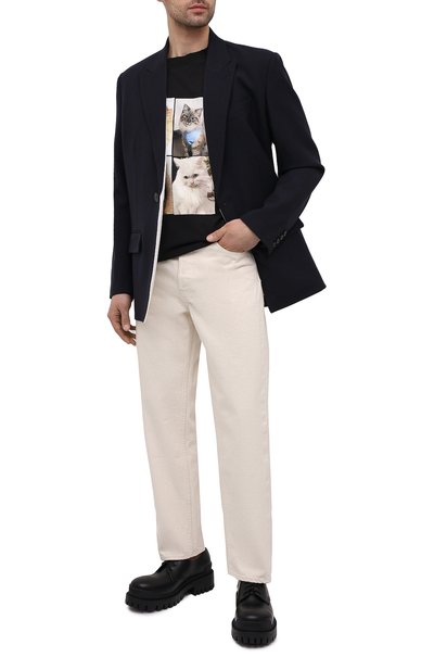 Кожаные ботинки strike BALENCIAGA, арт. 600600/WA960, фото 2