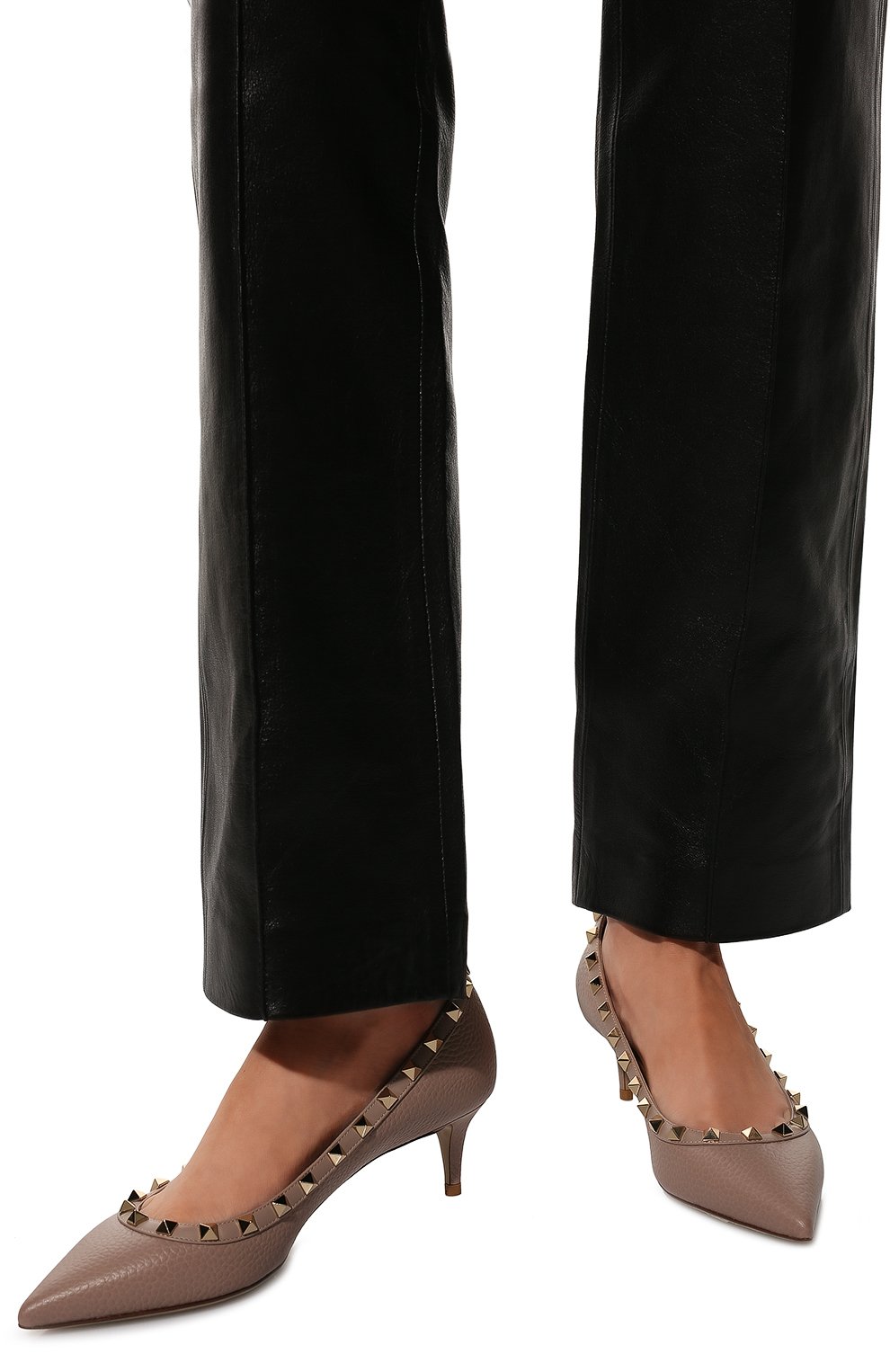 Кожаные туфли rockstud VALENTINO, арт. VW2S0V22/VCE, фото 3