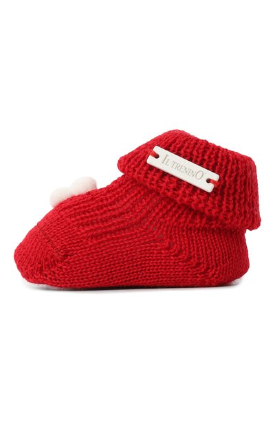 Шерстяные пинетки IL TRENINO, арт. XM 4968, фото 2