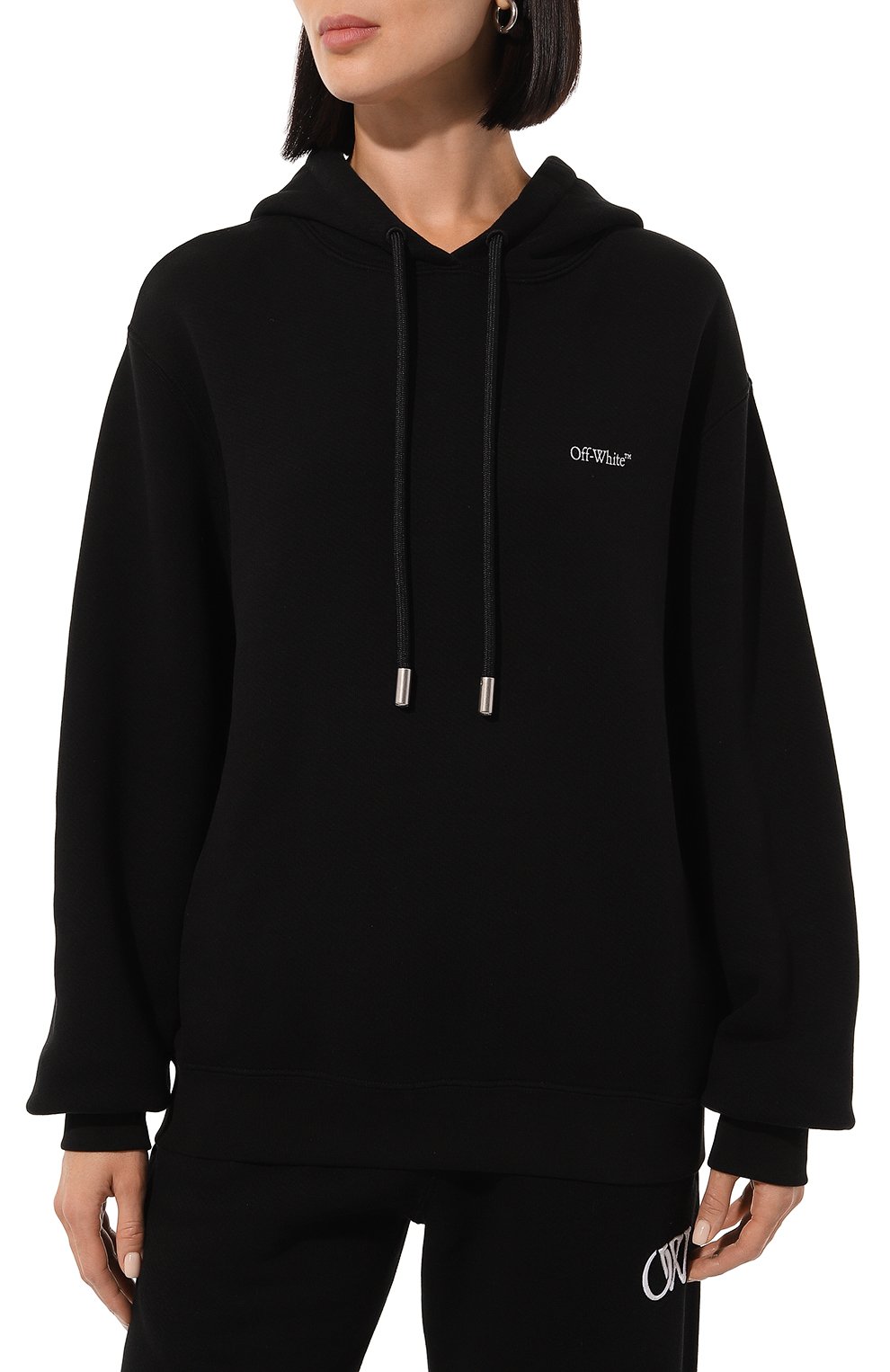 Хлопковое худи OFF-WHITE, арт. 0WBB035S24FLE001, фото 3