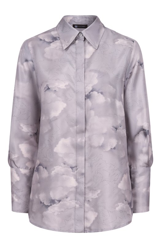 Шелковая рубашка Colombo CM00408/F/T0666-11-2H Серый CM00408/F/T0666-11-2H