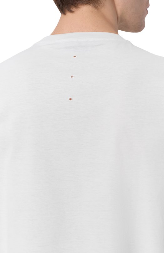Хлопковая футболка Premiata PA1050 Белый  PA1050 Фото 5
