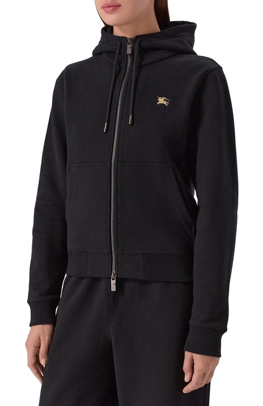 Хлопковая толстовка Burberry 8111669 Чёрный  8111669 Фото 3