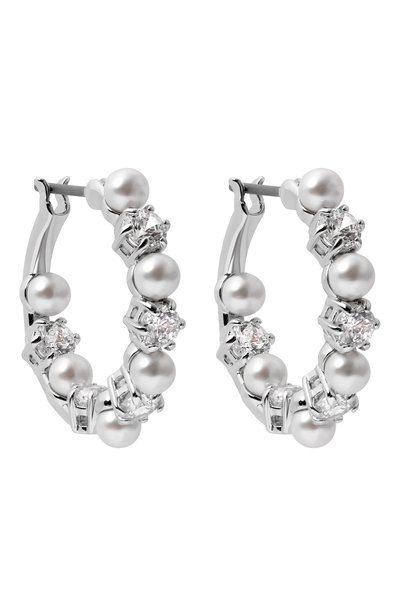 Серьги matrix SWAROVSKI серебряного цвета по цене 21400 руб., арт. 5709256, фото 3 Серьги matrix SWAROVSKI, арт. 5709256, фото 3