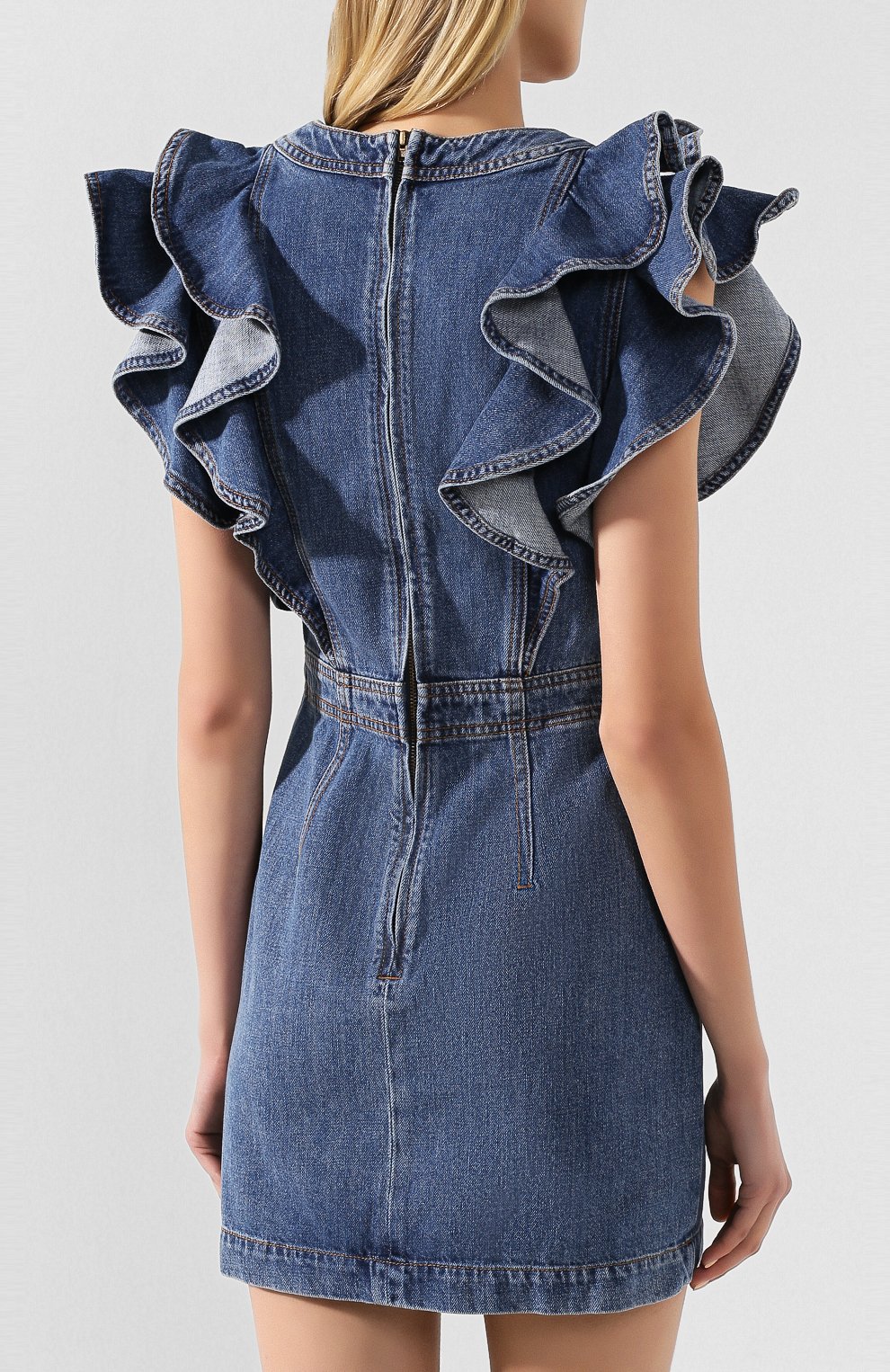 Джинсовое платье PHILOSOPHY DI LORENZO SERAFINI, арт. A0420/728, фото 4