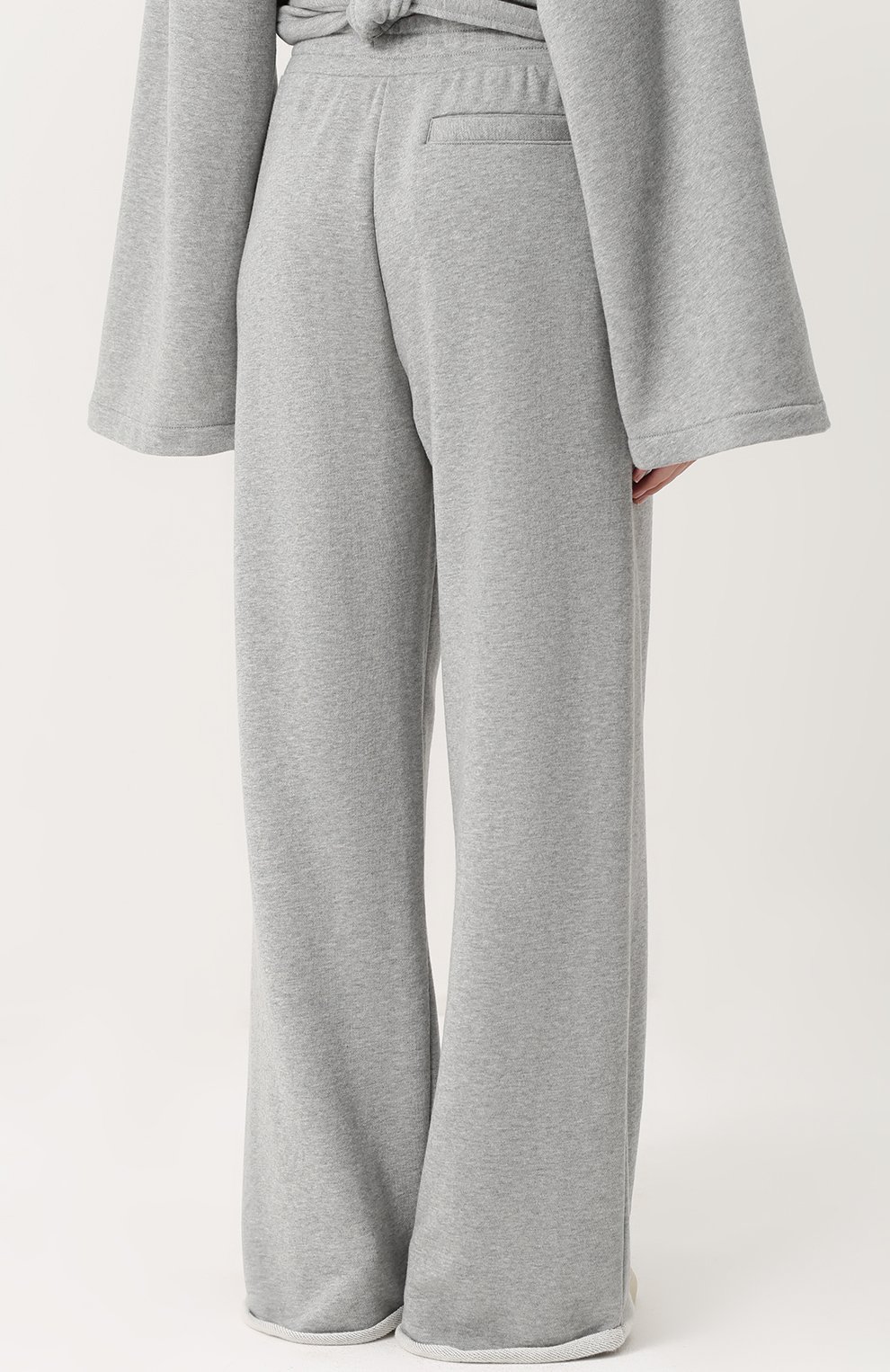 Расклешенный хлопковые брюки ALEXANDERWANG.T, арт. 4C274003A4, фото 4