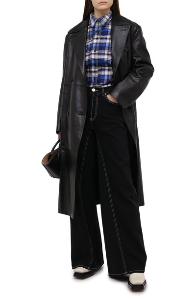 Хлопковая рубашка VICTORIA BECKHAM, арт. 1420WSH002031B, фото 2