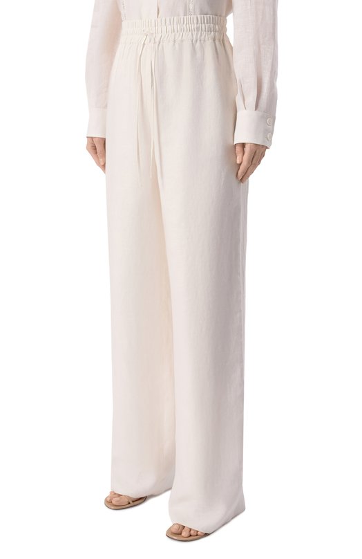 Льняные брюки MVST M26.2PW.T902/T30 Белый  M26.2PW.T902/T30 Фото 3