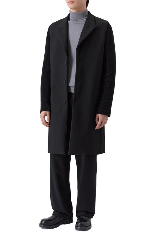 Комбинированное пальто Diesel A20006/0BMCM Чёрный  A20006/0BMCM Фото 2