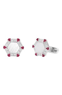 Запонки MERCURY бесцветного цвета по цене 1943500 руб., арт. M51150DMRW, фото 1 Запонки MERCURY, арт. M51150DMRW, фото 1