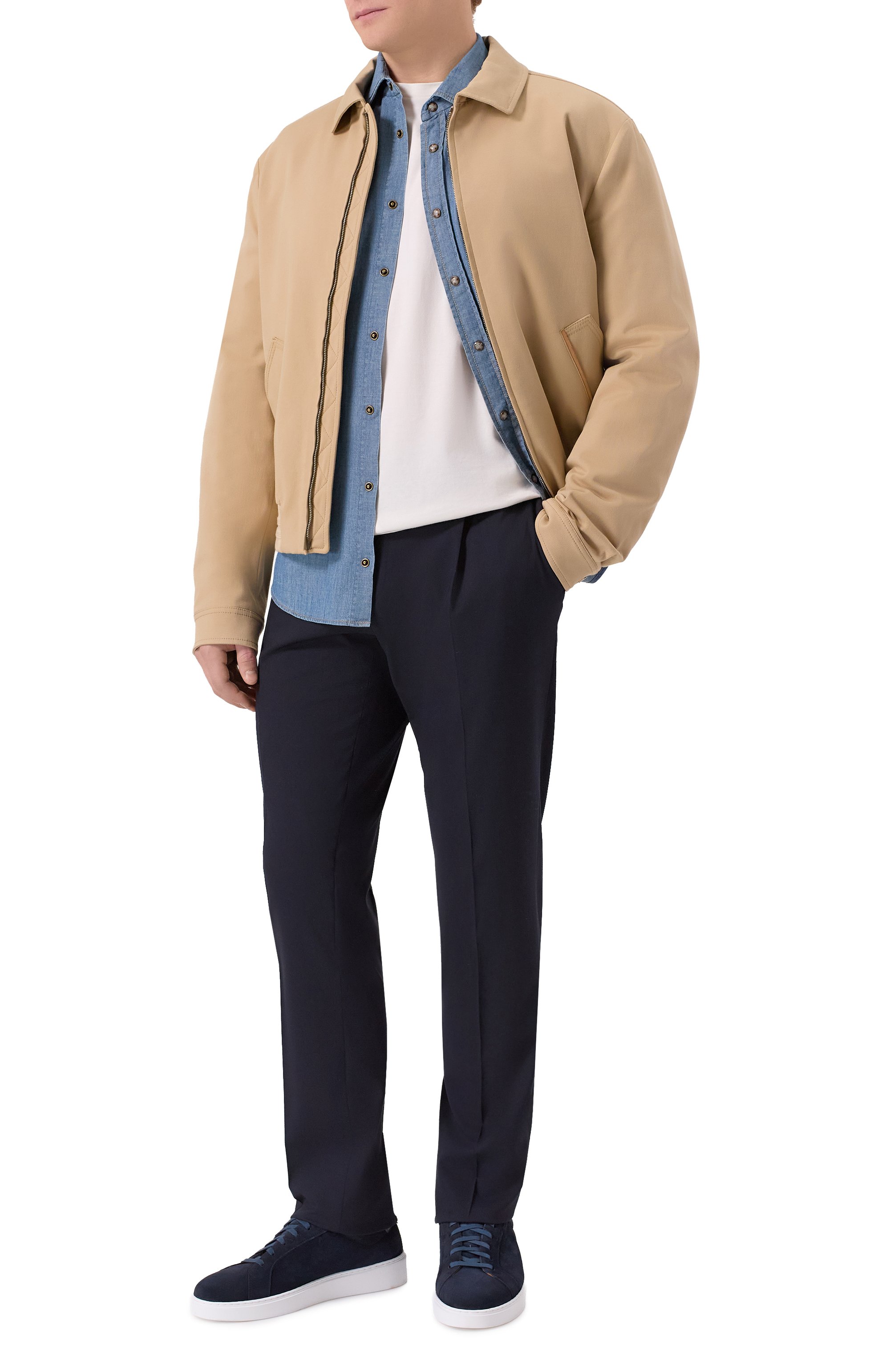 Шерстяные брюки CORNELIANI, арт. 275B03/2718565, фото 2